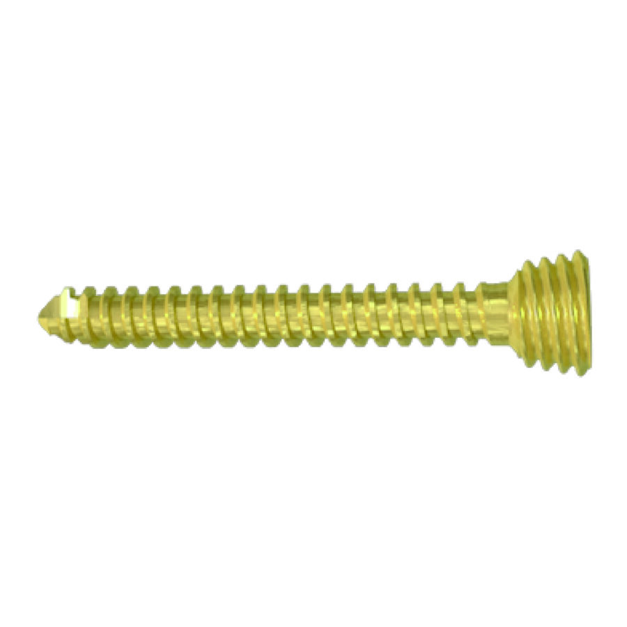 MTX 1.0mm Locking Screw, T4 Titanium