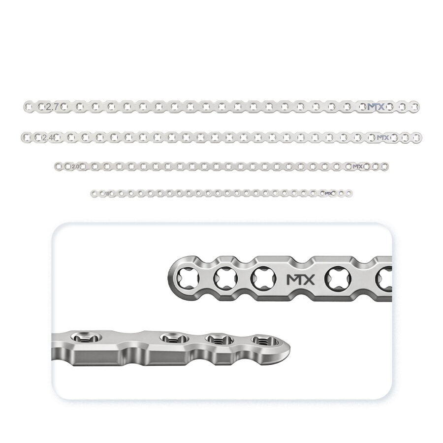 LOKI Platinum Polyaxial Locking Plates 1.5-3.5mm