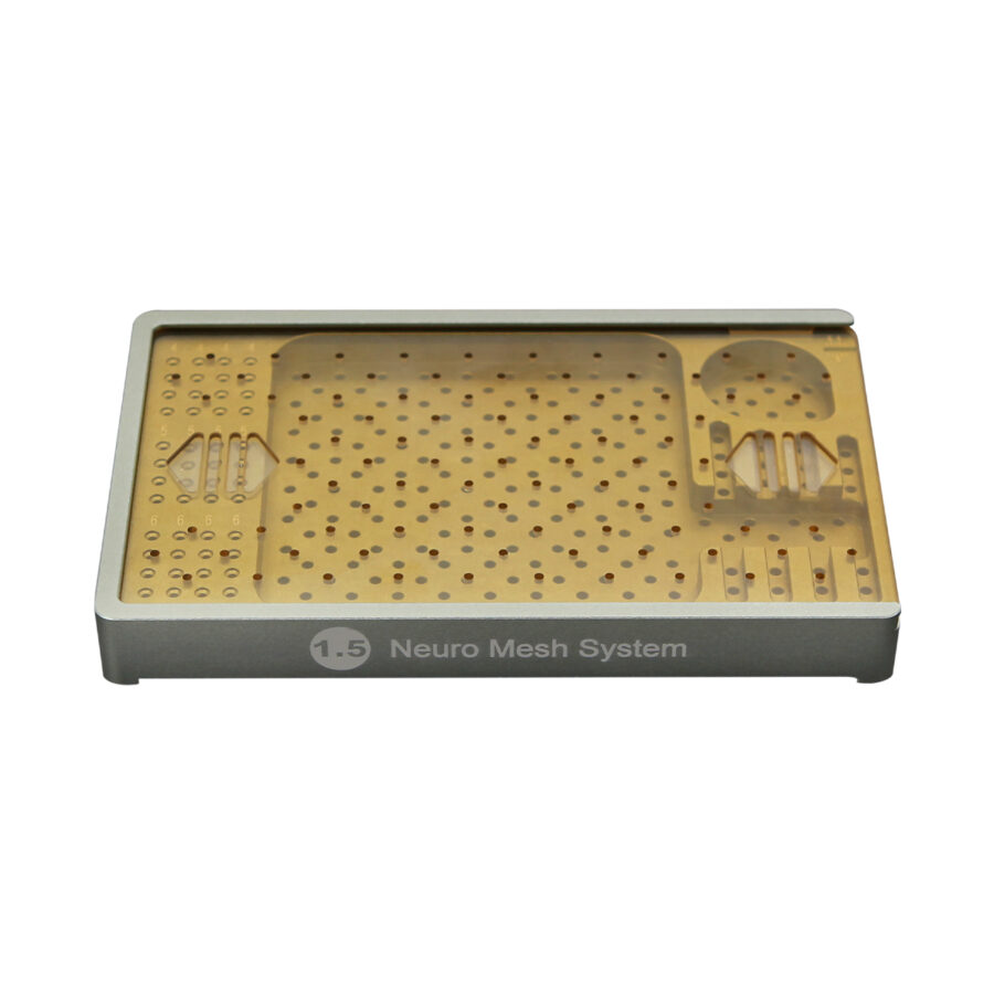Cranial Titanium Mesh Sterilization Caddy